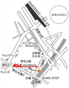 K&L JAPAN 　accessmap